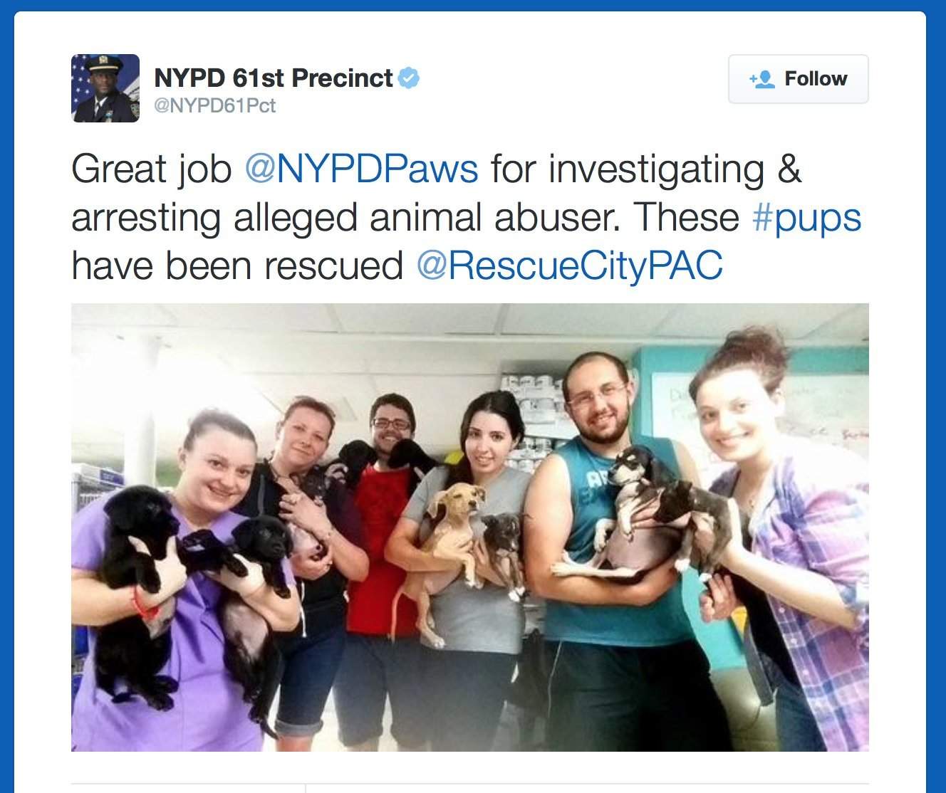 NYPD Tweet